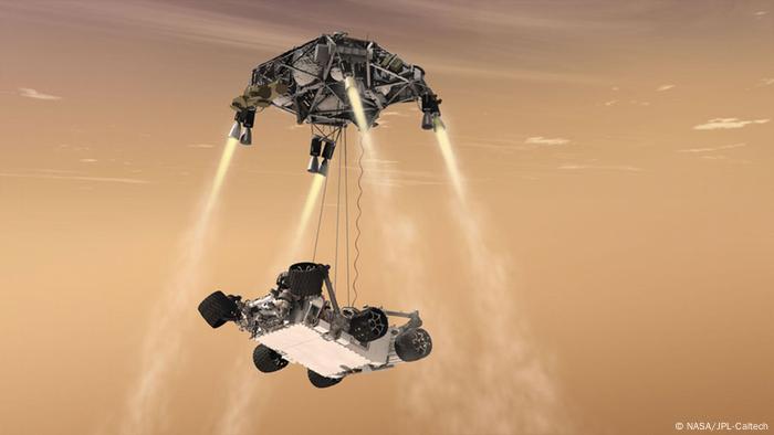 Операция Curiosity: новый этап в изучении Марса | Научные открытия и технические новинки из Германии | DW | 06.08.2012