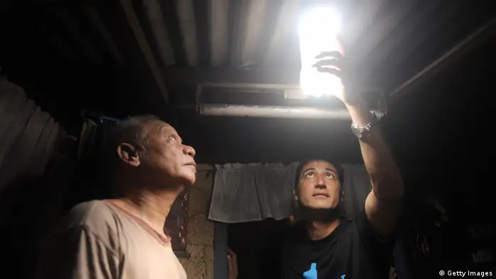 Solarlampen auf den Philippinen