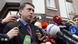 epa02648690 Nikolay Melnichenko, the former Ukrainian President Leonid Kuchma bodyguard answers questions of journalists before entering the general prosecutor's office in Kiev, Ukraine, 23 March 2011. Audio tapes allegedly recorded by Melnichenko, and made public by opposition politicians in October 2000, allegedly show Kuchma ordering his Interior Minister to eliminate Gongadze in a contract killing. Government prosecutors on 23 March 2011 began questioning Ukraine's second President Leonid Kuchma about his possible involvement in the killing of opposition journalist Georgy Gongadze, in a fresh step forward for the country's most scandalous murder case. Kuchma, Ukraine's leader from 1994 - 2005, told reporters at the entrance of the general prosecutor's office in Kiev he was innocent and confident the state investigation would prove his innocence in Gongadze's death. EPA/SERGEY DOLZHENKO epa02648690 Nikolay Melnichenko, the former Ukrainian President Leonid Kuchma bodyguard answers questions of journalists before entering the general prosecutor's office in Kiev, Ukraine, 23 March 2011. Audio tapes allegedly recorded by Melnichenko, and made public by opposition politicians in October 2000, allegedly show Kuchma ordering his Interior Minister to eliminate Gongadze in a contract killing. Government prosecutors on 23 March 2011 began questioning Ukraine's second President Leonid Kuchma about his possible involvement in the killing of opposition journalist Georgy Gongadze, in a fresh step forward for the country's most scandalous murder case. Kuchma, Ukraine's leader from 1994 - 2005, told reporters at the entrance of the general prosecutor's office in Kiev he was innocent and confident the state investigation would prove his innocence in Gongadze's death. EPA/SERGEY DOLZHENKO