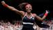 United States' Serena Williams celebrates after defeating Maria Sharapova of Russia to win the women's singles gold medal match at the All England Lawn Tennis Club at Wimbledon, in London, at the 2012 Summer Olympics, Saturday, Aug. 4, 2012. United States' Serena Williams celebrates after defeating Maria Sharapova of Russia to win the women's singles gold medal match at the All England Lawn Tennis Club at Wimbledon, in London, at the 2012 Summer Olympics, Saturday, Aug. 4, 2012.