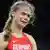 Germany's Silke Spiegelburg reacts in the Women's Pole Vault final