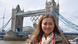 Olivia Fritz vor der Towerbridge. Foto: Olivia Fritz Olivia Fritz vor der Towerbridge. Foto: Olivia Fritz