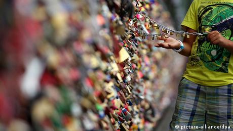 Liebesschlösser Hohenzollernbrücke