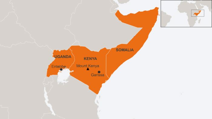 Kenya And Uganda Map Ugandan Choppers Missing En Route To Somalia | News | Dw | 13.08.2012