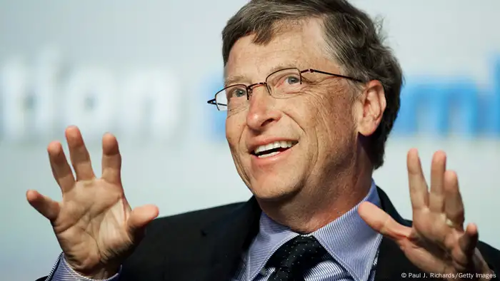 Bildergalerie Linkshänder Bill Gates (Paul J. Richards/Getty Images)