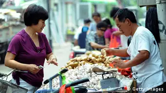 China Alltag normale Leute Menschen Markt Konsum Einkaufen