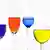 Five different wine-glasses on white background © Karlosk #23914265