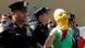 A protester is arrested during a demonstration in front of the Russian consulate in support of Russian punk band Pussy Riot A protester is arrested during a demonstration in front of the Russian consulate in support of Russian punk band Pussy Riot