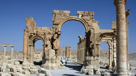 Syrien Archäologie Triumphbogen in Palmyra