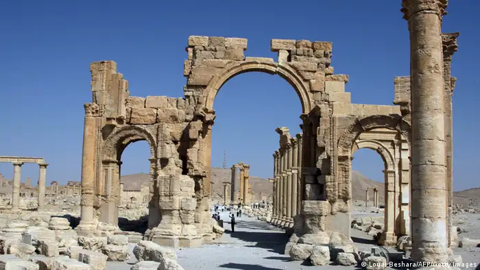 Syrien Archäologie Triumphbogen in Palmyra