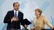 German Chancellor Merkel and Greek Prime Minister Samaras leave after news conference in Berlin German Chancellor Merkel and Greek Prime Minister Samaras leave after news conference in Berlin
