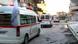 Syrian Arab Red Crescent ambulances rushing through Homs Syrian Arab Red Crescent ambulances rushing through Homs
