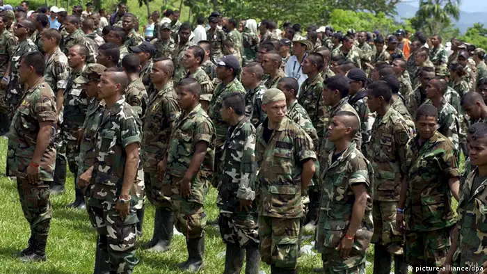 Paramilitärs in Kolumbien 