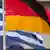 German and Greek flags REUTERS/Thomas Peter