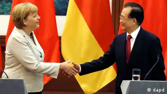 China Deutschland Angela Merkel bei Wen Jiabao in Peking
