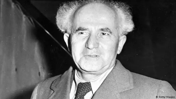Deutsch-israelisches Wiedergutmachungsabkommen - Porträt David Ben-Gurion (Getty Images)