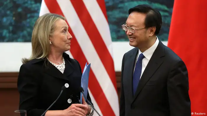 USA China Clinton und Yang Jiechi