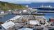 Scrabster Harbour, Caithness, Schottland, wird als Service-Hafen für erneuerbare Energien ausgebaut Scrabster Harbour, Caithness, Schottland, wird als Service-Hafen für erneuerbare Energien ausgebaut