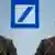 Die beiden Co-Vorstandsvorsitzenden der Deutschen Bank AG, Juergen Fitschen (l.) und Anshu Jain, geben am Dienstag (11.09.12) in Frankfurt am Main eine Pressekonferenz zur strategischen Ausrichtung des Unternehmens, waehrend hinter ihnen das Logo der Bank zu sehen ist. (Foto: dapd)