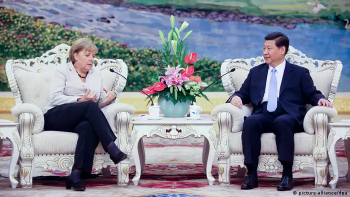 Angela Merkel Xi Jinping (picture-alliance/dpa)