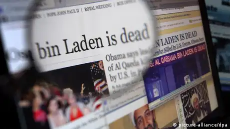 Osama bin Laden Tod Reaktion Symbol Internet 