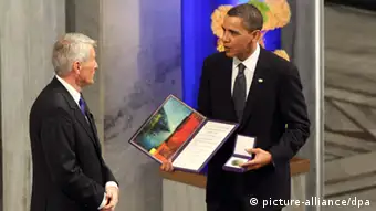 Friedensnobelpreisträger 2009 Barack Obama