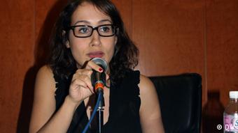 amira yahyaoui (president of al bawsala ngo) Foto: Souissi Mounir, Tunis,Tunisia (12 september 2012)