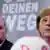 Chancellor Angela Merkel and Uli Hoeness (dpa)