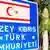 Надпись на турецком языке "Турецкая республика Северного Кипра"