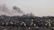 Smoke rises above Aleppo after a heavy jet strike on the city Smoke rises above Aleppo after a heavy jet strike on the city