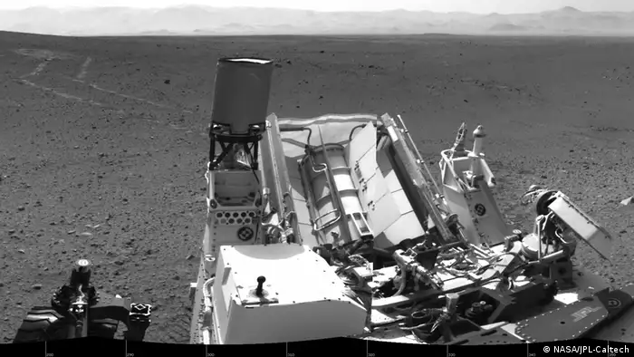 Der Marsproboter Curiosity.
Image credit: NASA/JPL-Caltech