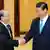 NANNING, Sept. 21, 2012 (Xinhua) -- Chinese Vice President Xi Jinping (R) meets with Myanmar President U Thein Sein in Nanning, capital of south China's Guangxi Zhuang Autonomous Region, Sept. 21, 2012. (Xinhua/Xie Huanchi) (lfj) XINHUA /LANDOV Keine Weitergabe an Drittverwerter.