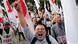 Japanese protesters shout slogans during a rally, opposing China's territorial claim over the disputed islands, called Senkaku in Japan and Diaoyu in China, at a park in Tokyo, Saturday, Sept. 22, 2012. A banner, left, reads " Beef up the control over Senkaku". (Foto:Itsuo Inouye/AP/dapd) Japanese protesters shout slogans during a rally, opposing China's territorial claim over the disputed islands, called Senkaku in Japan and Diaoyu in China, at a park in Tokyo, Saturday, Sept. 22, 2012. A banner, left, reads " Beef up the control over Senkaku". (Foto:Itsuo Inouye/AP/dapd)