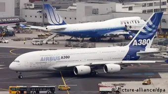 Airbus A380 Boeing 747 Flugzeuge Flughafen Frankfurt am Main