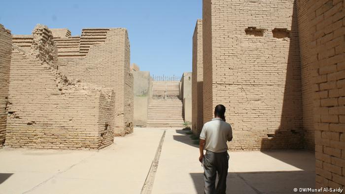 Die antike Stadt Babylon im Irak