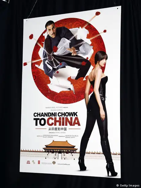 GettyImages 84222506 NEW YORK - JANUARY 08: Overview of the poster at the premiere of 'Chandni Chowk to China' at the AMC Empire 25 on January 8, 2009 in New York City. (Photo by Andrew H. Walker/Getty Images)
