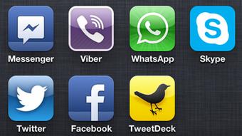 Приложения различных социальных сетей и мессендежеров