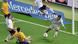 Germany's Miroslav Klose (L) slams the ball into the net Germany's Miroslav Klose (L) slams the ball into the net