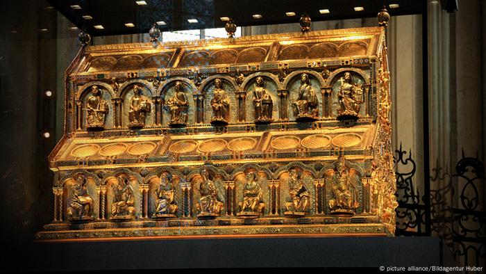 La reliquia de los reyes magos es el mayor tesoro de la Catedral de Colonia.