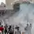 Beyrouth, 21 octobre : la police disperse les manifestants qui tentent de pénétrer dans les bâtiments gouvernementaux