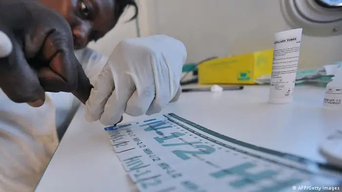 AIDS-Test Westafrika