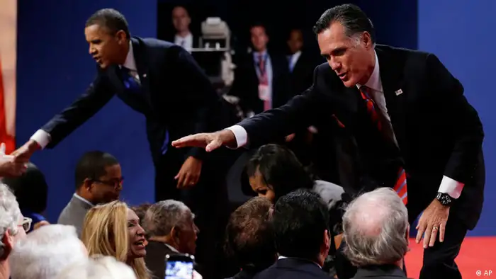 USA TV-Duell Mitt Romney Barack Obama Boca Raton