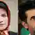 Die Iranerin Nasrin Sotoudeh (l.) und der Iraner Mahmoud Ahmadinejad (Fotos: afp/dapd/Kombo: dw)