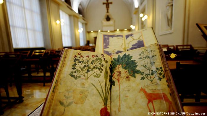Old books are displayed in the reading room of the Apostolic Library of the Vatican on September 13, 2010, after its reopening. The Vatican's Apostolic Library reopened to scholars following a three-year renovation to improve its cataloguing and security. AFP PHOTO / CHRISTOPHE SIMON (Photo credit should read CHRISTOPHE SIMON/AFP/Getty Images)