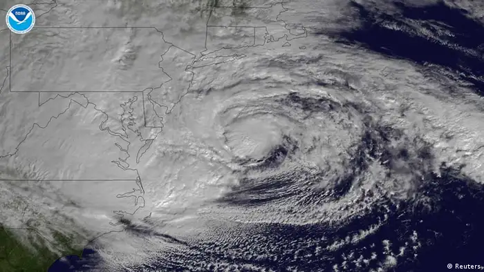 Hurrikan Sandy / Satellitenbild (Foto: REUTERS/NOAA)