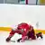 Владимир Путин упал на лед во время одного из хоккейных матчей