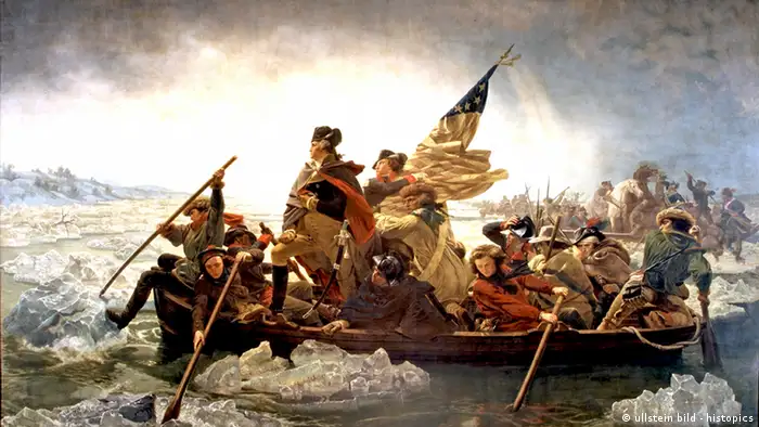 USA Geschichte George Washington überquert den Delaware River 1776 (Foto: ullstein bild - histopics)