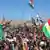 Демонстрация сирийских курдов в Эль-Камышлы