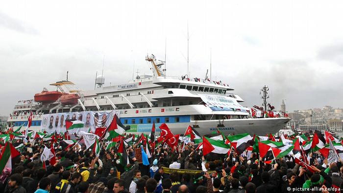 Mavi Marmara Rückkehr nach Istanbul Archivbild