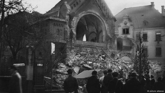 Synagogue détruite à Chemnitz (alliance photo)